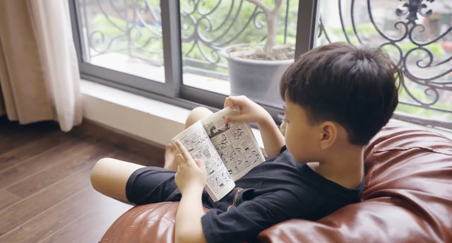  Con trai của GiGi Hương Giang được mẹ tiết lộ có sở thích đọc truyện tranh và đam mê Pokemon.