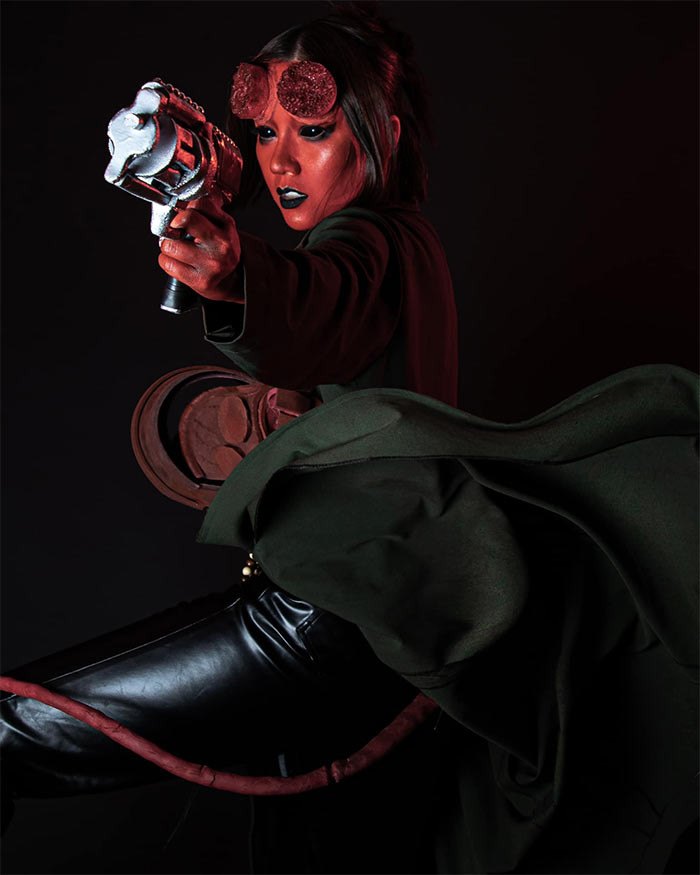 Nữ diễn viên Băng Di biến thành nhân vật Sứ giả địa ngục.