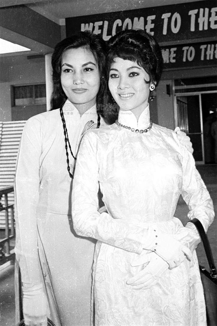 NSƯT Thẩm Thúy Hằng cùng nghệ sĩ Kiều Chinh (trái), Thanh Nga và Kim Cương là một trong "tứ đại mỹ nhân" ngày ấy của màn ảnh Việt. (Ảnh: NLD)