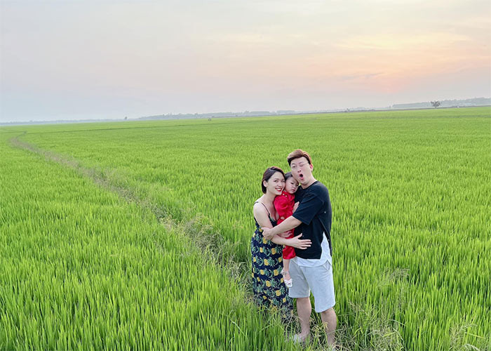 Đầu năm 2022, bé An Nhiên, con gái đầu lòng của Phương Thảo và Sỹ Luân chào đời. (Ảnh: FBNV)