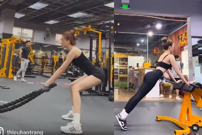 Ngắm đường cong hoàn hảo của Thiều Bảo Trang ở tuổi 30.