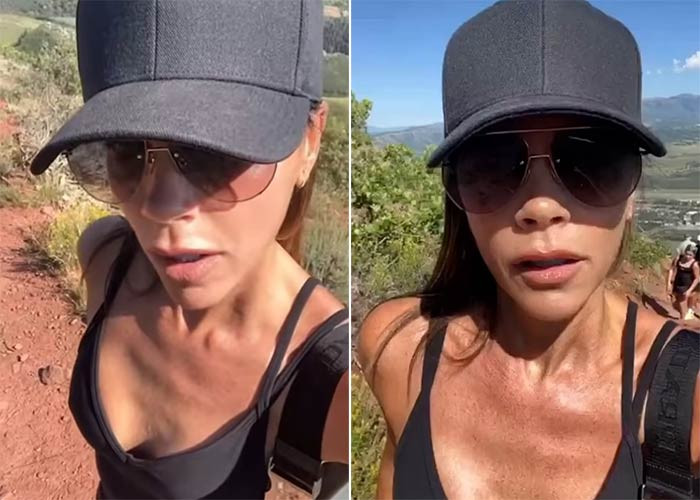 Không trang điểm, không phần mềm xinh đẹp, bà Beck sẽ lộ hết những nhược điểm cơ thể, nhan sắc. (Ảnh: Instagram)