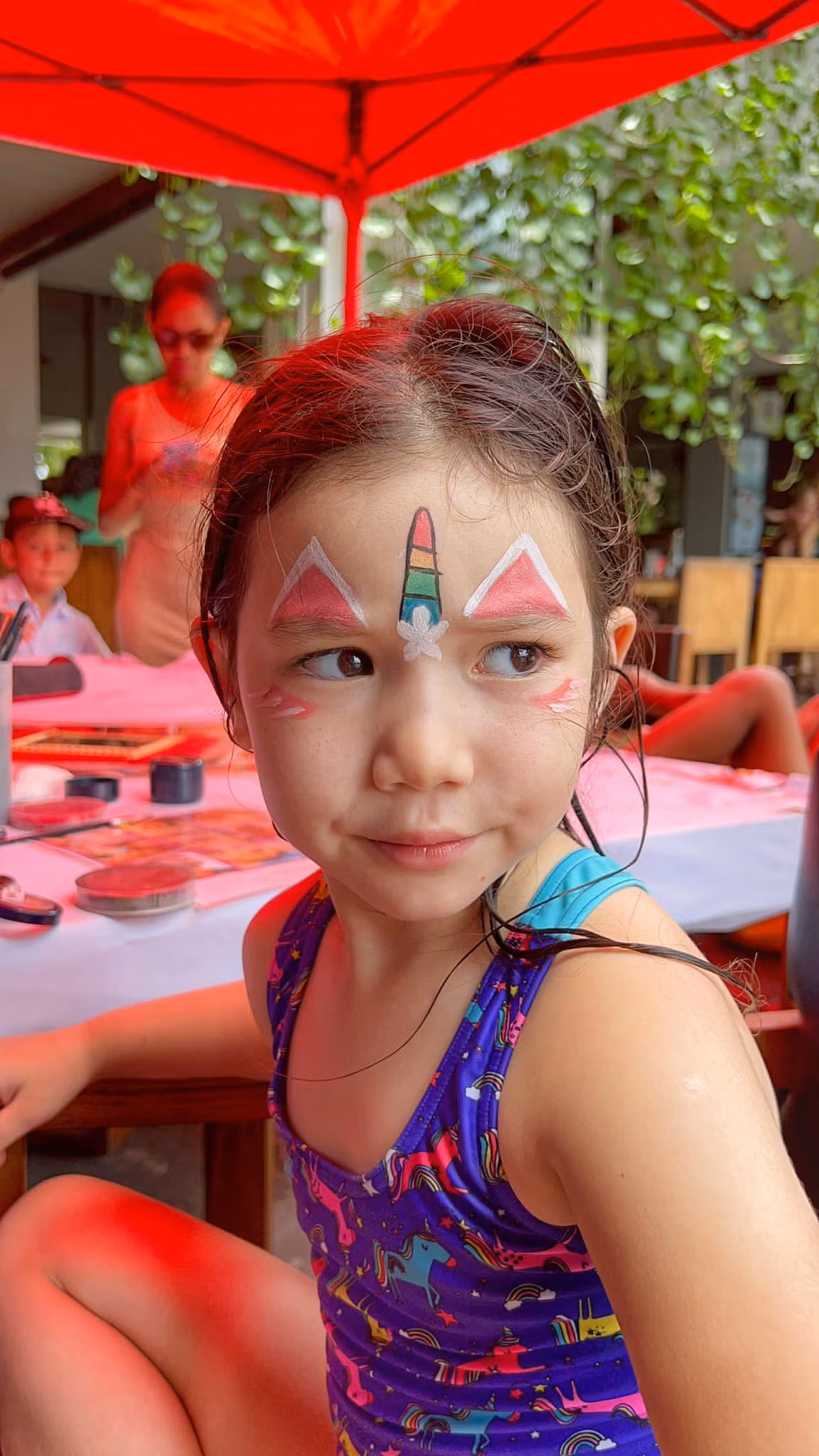 Thời điểm tròn 2 tuổi, con gái của Hà Anh và ông xã ngoại quốc đã đạt chiều cao 95cm. Theo tiết lộ của mẹ thì Myla hiện cao 1m16 ở tuổi lên 4.