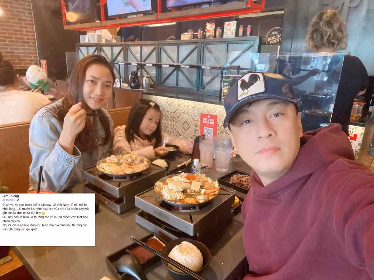 Dù thường xuyên phải đi lưu diễn xa nhà nhưng mỗi khi về thăm vợ con, giọng ca "Gót hồng" luôn biết cách hâm nóng tình cảm gia đình.