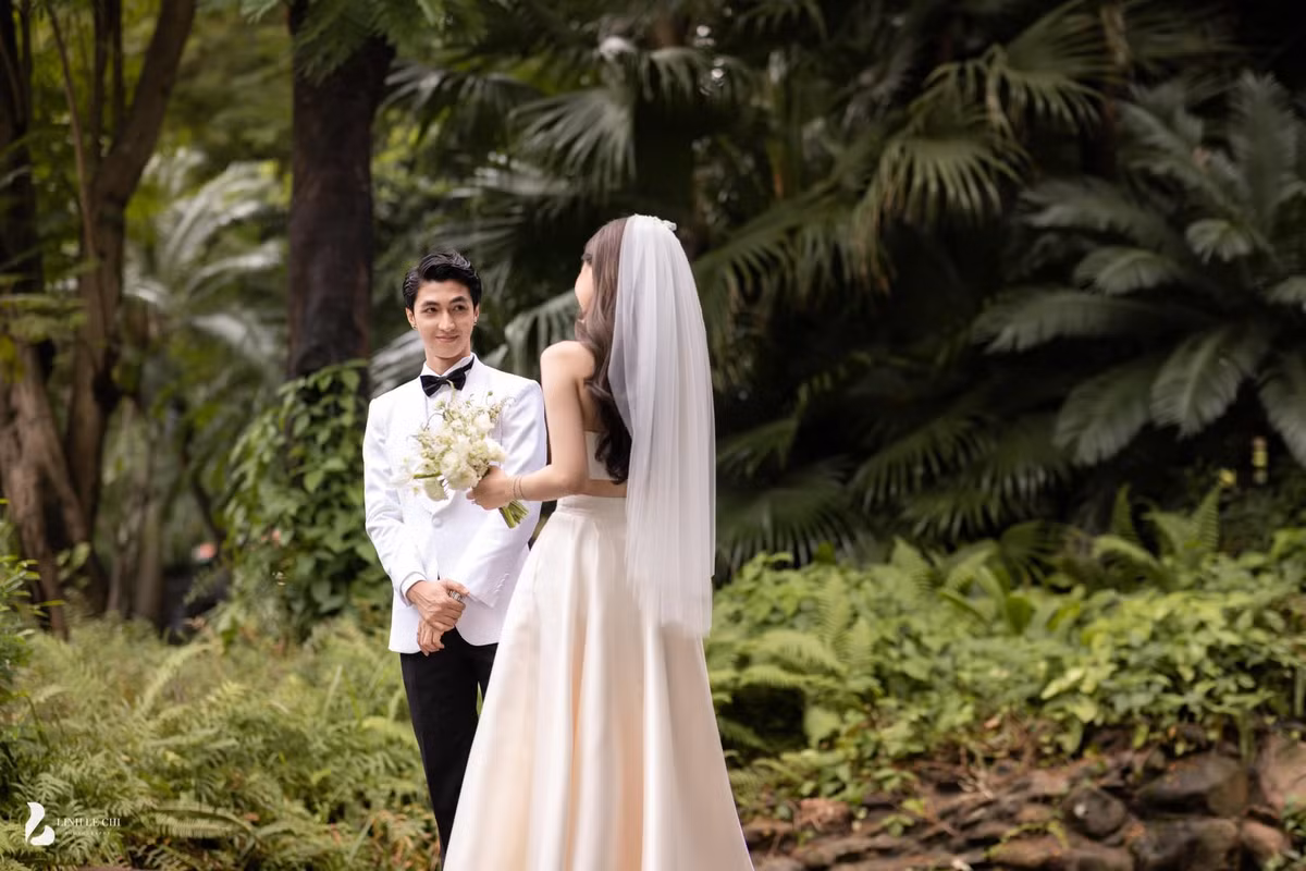 Bình An - Phương Nga đều bật khóc trong đám cưới vì xúc động.