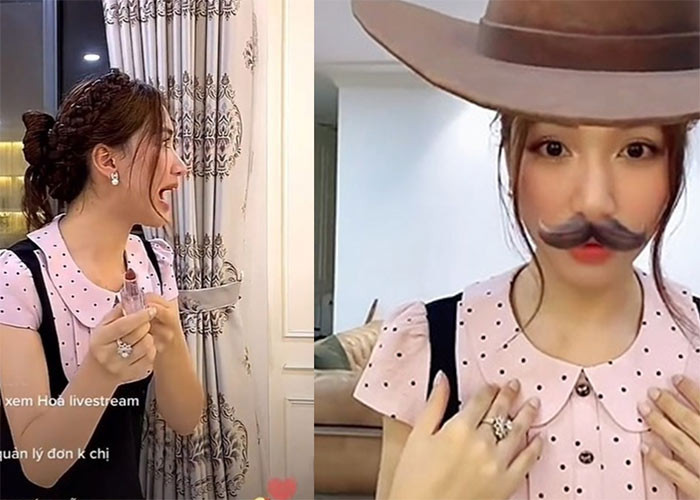 Giọng ca gốc Bắc Ninh livestream bán hàng online vì muốn có thêm thu nhập giúp đỡ người thân và nhiều người khác. (Ảnh: tinmoi)