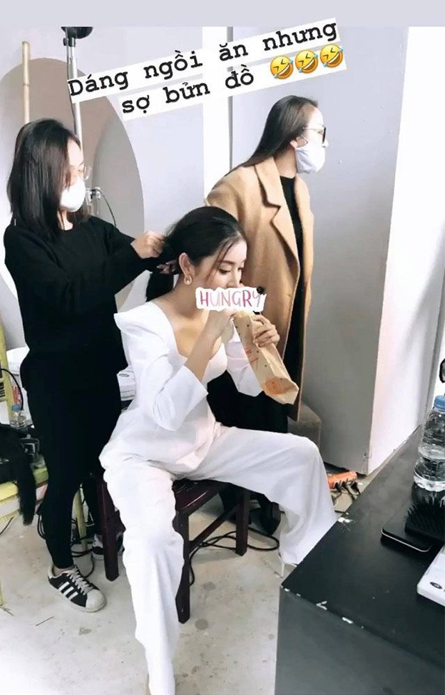 Đằng sau vẻ ngoài chỉn chu, gợi cảm với eo thon của Á hậu Huyền My... Ảnh: FBNV.