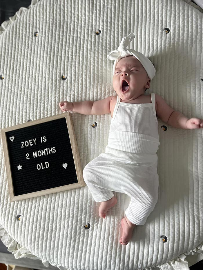 Theo chia sẻ của Phạm Quỳnh Anh, con gái cô ăn ngủ ngoan, không quấy mẹ.