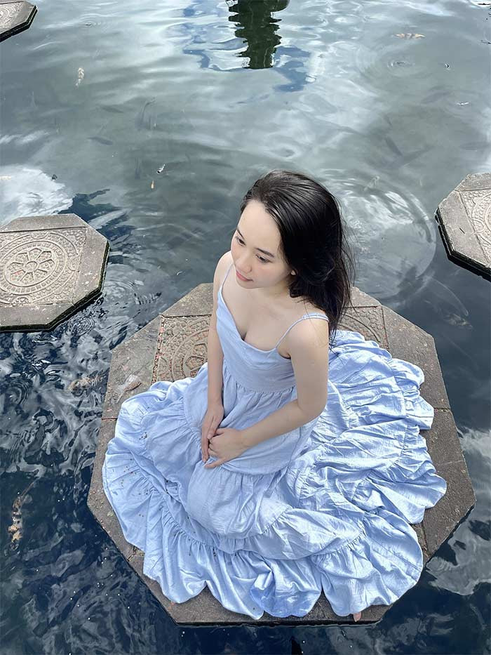 Trúc Anh dần lấy lại phong độ, vóc dáng xinh đẹp thuở nào.