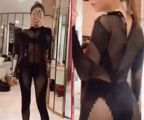 Chân dài 8X chuộng đồ mỏng tang, xuyên thấu.