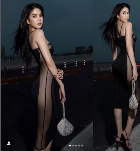 Chân dài biết cách thu hút mọi ánh nhìn mỗi lần xuất hiện với những bộ cánh không thể hở hơn.