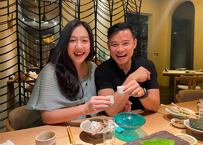 Hà My thường xuyên chia sẻ những khoảnh khắc hạnh phúc bên bạn trai khi hai người đi ăn, đi du lịch. "Mình hạnh phúc mình biết là được", người đẹp chia sẻ trên trang cá nhân.