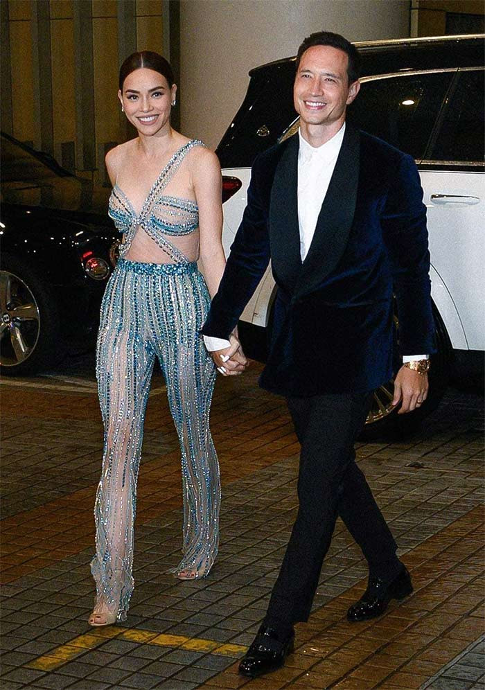 Hà Hồ - Kim Lý rất đẹp đôi bởi vẻ ngoài tương xứng.