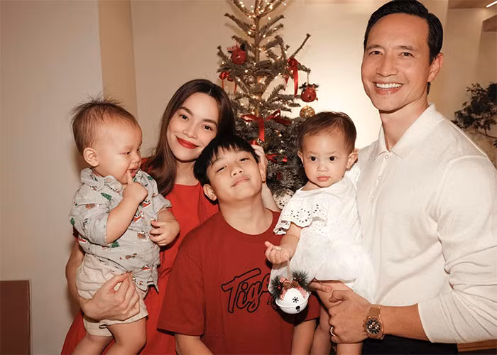 Subeo không chỉ được mẹ và hai em yêu quý mà còn được dượng Kim Lý rất quan tâm.