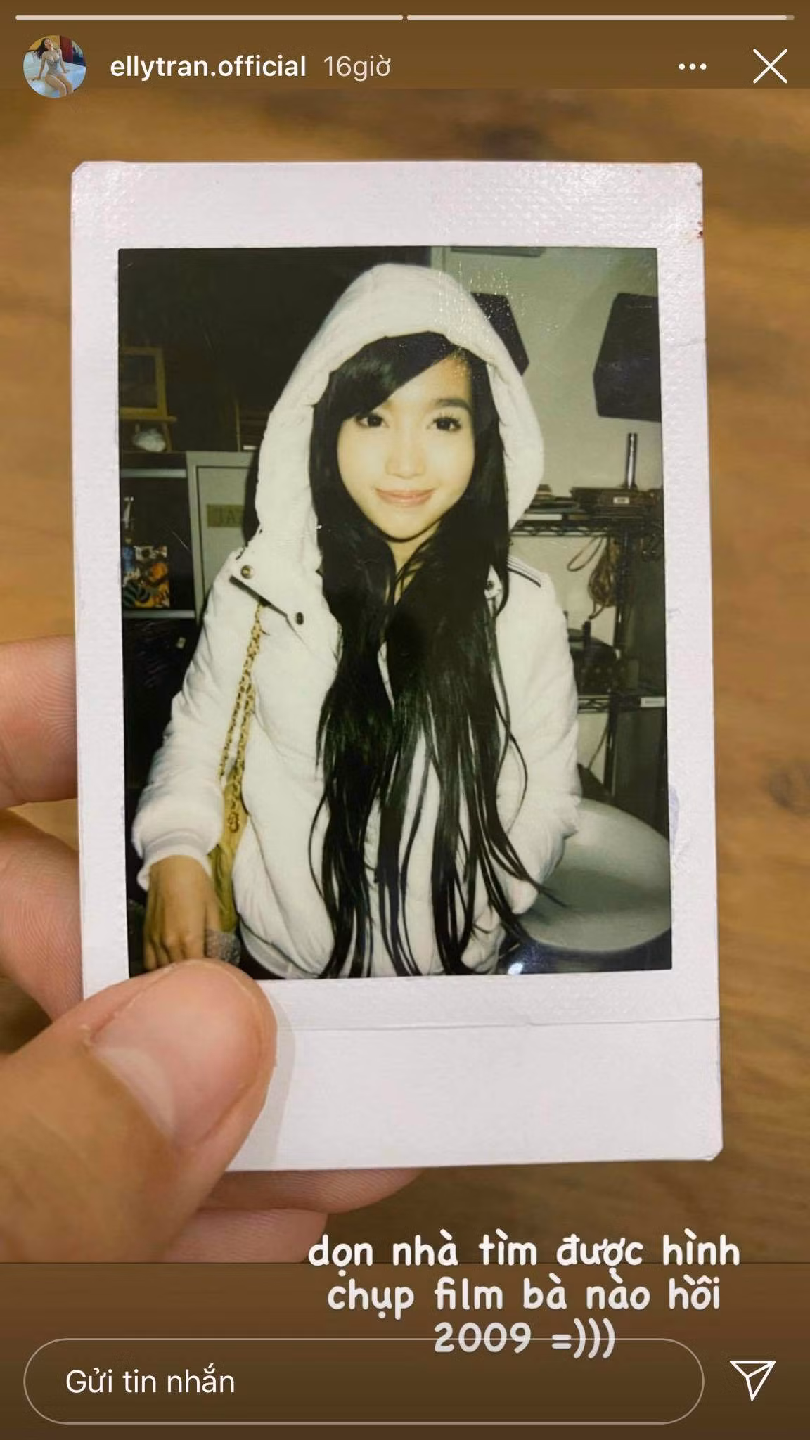 Elly Trần tên thật Nguyễn Kim Hồng, sinh năm 1995. Cô bắt đầu "nổi như cồn" trong cộng đồng giới trẻ năm 2009 nhờ những bức ảnh khoe thân cùng vòng một nóng bỏng.