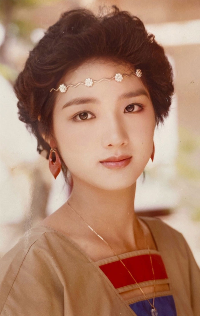 Khuôn mặt khả ái, vóc dáng cân đối, nhan sắc của Giáng My khiến người đối diện phải ngẩn ngơ.