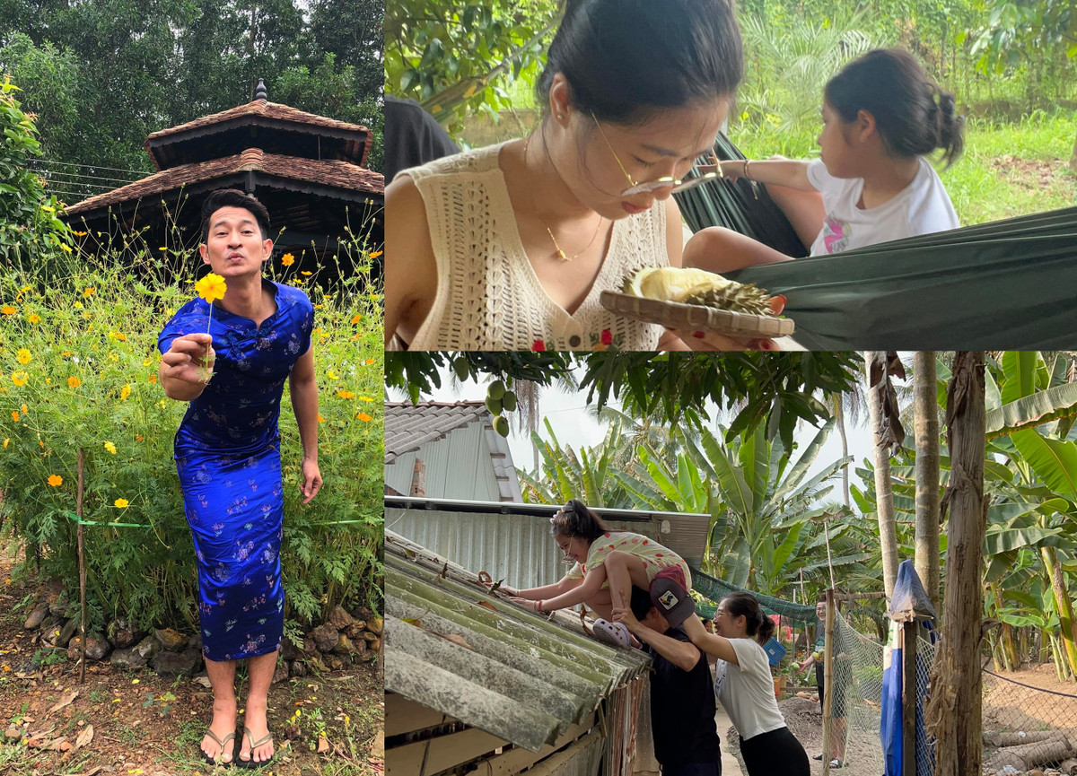 Diễn viên Huy Khánh cũng thường xuyên chia sẻ những khoảnh khắc hạnh phúc của gia đình lên trang cá nhân.