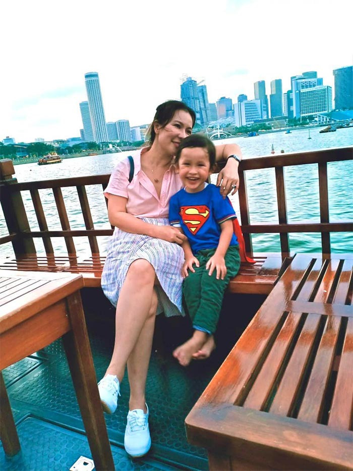 Trước khi kết hôn với Quý Bình, Ngọc Tiền đã có 2 con riêng.