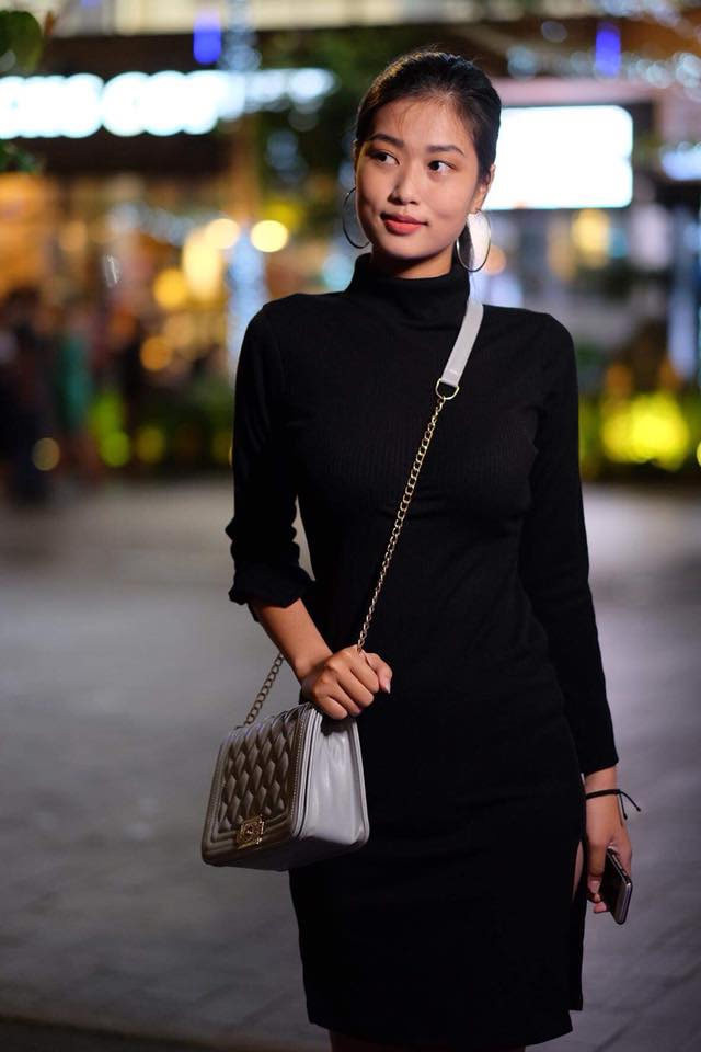 Đoàn Thiên Ân hiện sở hữu chiều cao 1,75 m, nặng 60 kg và số đo 3 vòng: 88,5-66-98 cm.