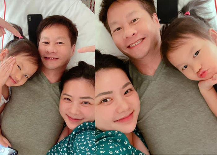 Sau khi kết hôn, sinh con, Phan Như Thảo ngày càng phát tướng. Một trong những lý do khiến người đẹp tăng cân là vì chồng cô nấu ăn quá ngon và chiều vợ. (Ảnh: FBNV)