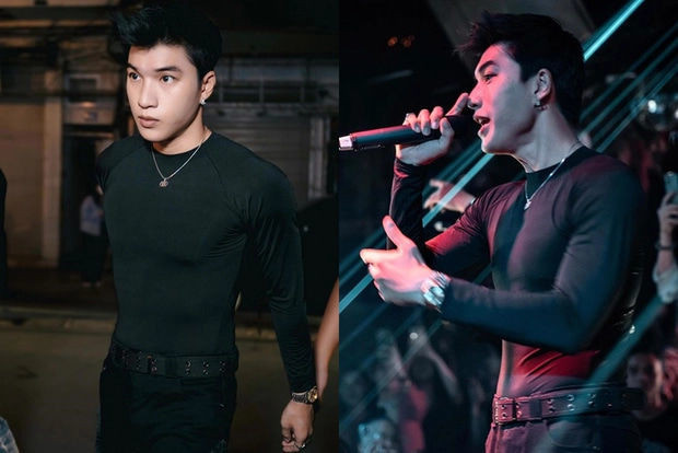 Trước đó, nam rapper 9X cũng gây "dậy sóng" khi bắt trend áo bó sát giống em trai Sơn Tùng - MONO.