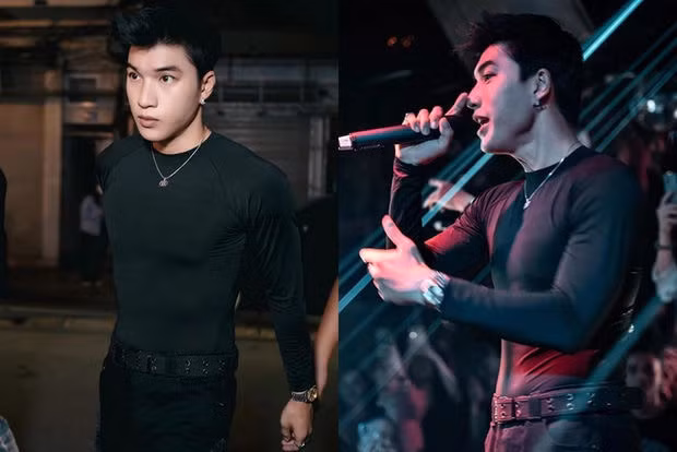 Trước đó, nam rapper 9X cũng gây "dậy sóng" khi bắt trend áo bó sát giống em trai Sơn Tùng - MONO.
