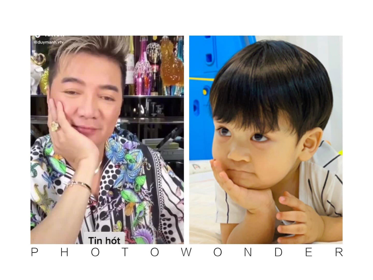 Mới đây, trên trang cá nhân, giọng ca "Say tình" khiến fan thích thú khi chia sẻ khoảnh khắc "cha nào con nấy" của hai bố con.