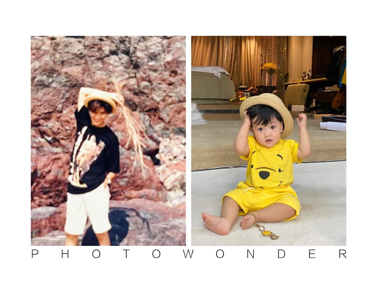 Fan thích thú bình luận, Đàm Vĩnh Hưng và con trai "cứ phải giống nhau mới chịu".