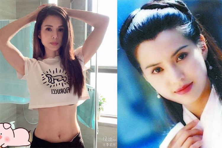 Hình ảnh hiện tại của Lý Nhược Đồng so với cô của 30 năm trước vẫn không khác là mấy.