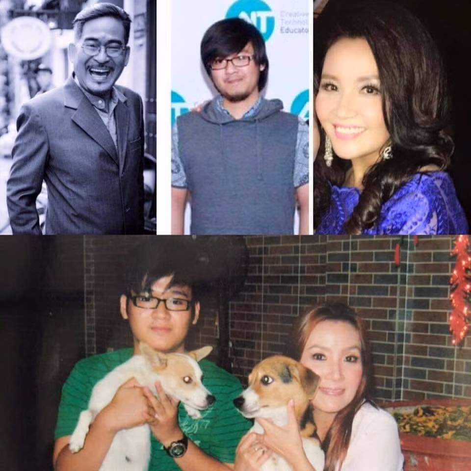 Quý tử nhà Ngân Quỳnh được khen giống bố y đúc.