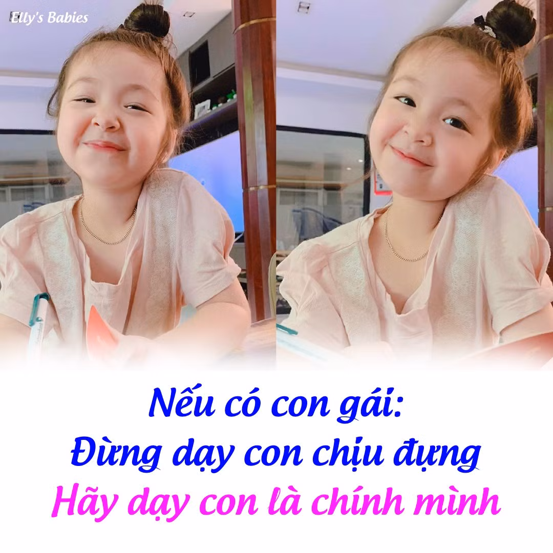 Dù bận rộn với công việc nhưng mỹ nhân sinh năm 1987 vẫn luôn dành nhiều thời gian để chăm sóc hai con một cách chu đáo. Ngoài kiến thức làm mẹ của bản thân, Elly Trần còn sưu tầm nhiều cách nuôi dạy con hay để chia sẻ cùng các mẹ "bỉm sữa".