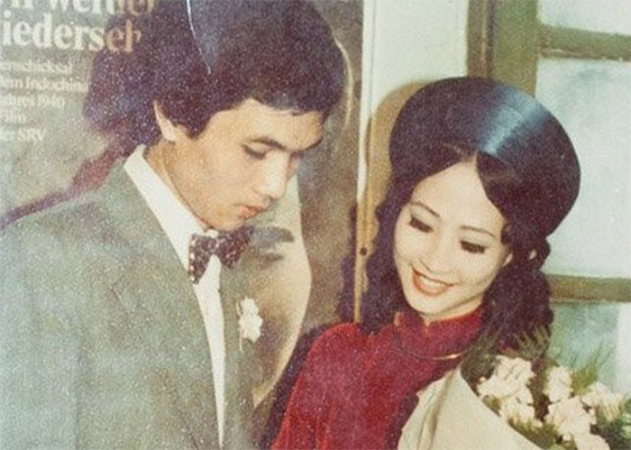 Cô dâu Như Quỳnh xinh tươi trong ngày cưới vào năm 1980.