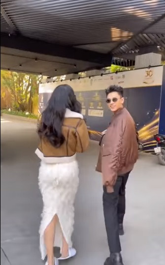 Khoảnh khắc xinh đẹp và đáng yêu của Á hậu 2 Miss World Vietnam 2022 bên thần tượng khiến fan càng thêm yêu quý cô nàng cũng như tích cực "đẩy thuyền" cho cặp trai tài gái sắc.