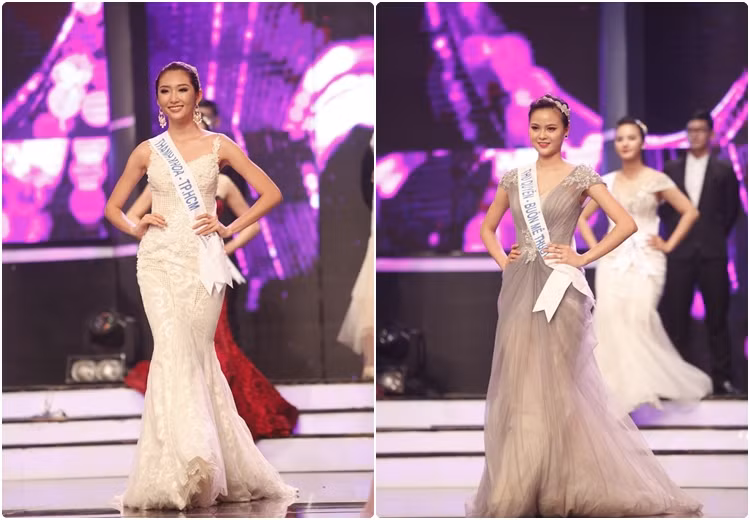 Chứng kiến màn trình diễn catwalk của 18 thí sinh, giám khảo Hà Anh bất ngờ trước sự tự tin của các người đẹp.