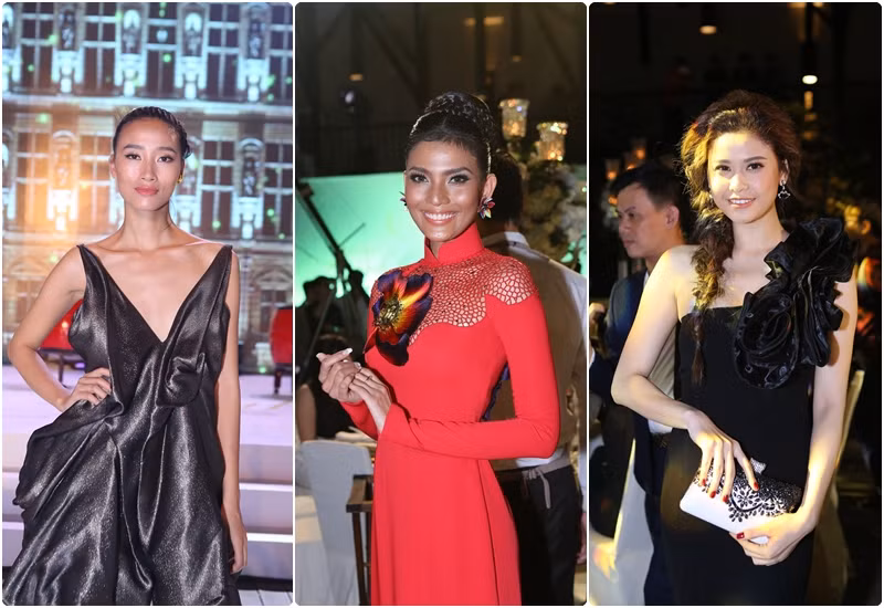 Trang Khiếu, Trương Thị May và diễn viên Trương Quỳnh Anh.