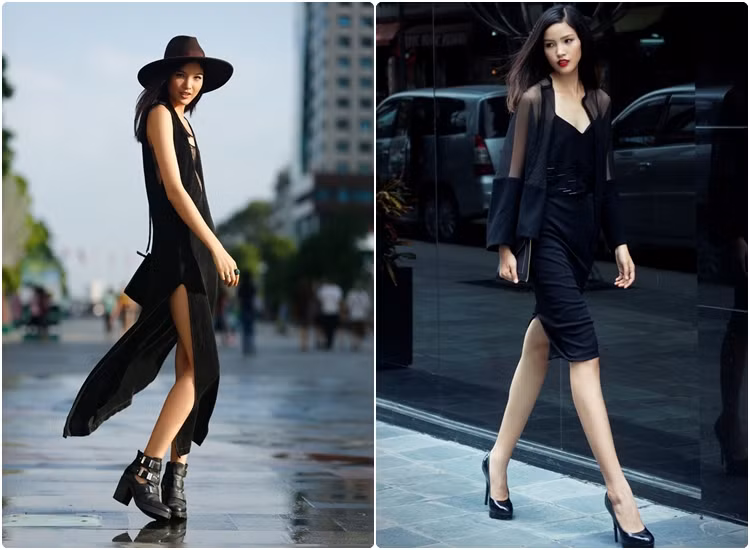 Chân dài nổi bật trên đường phố Sài Gòn.