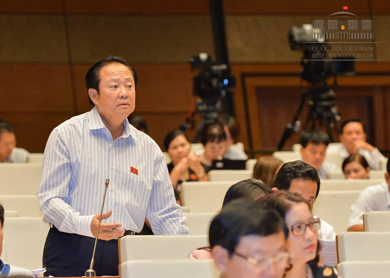 ĐBQH Nguyễn Việt Thắng - tỉnh Bến Tre. Ảnh: Quochoi.vn