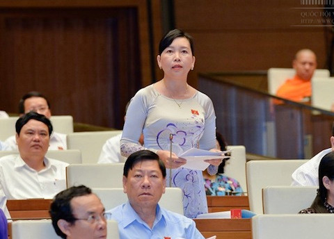 Đại biểu Lý Tiết Hạnh.