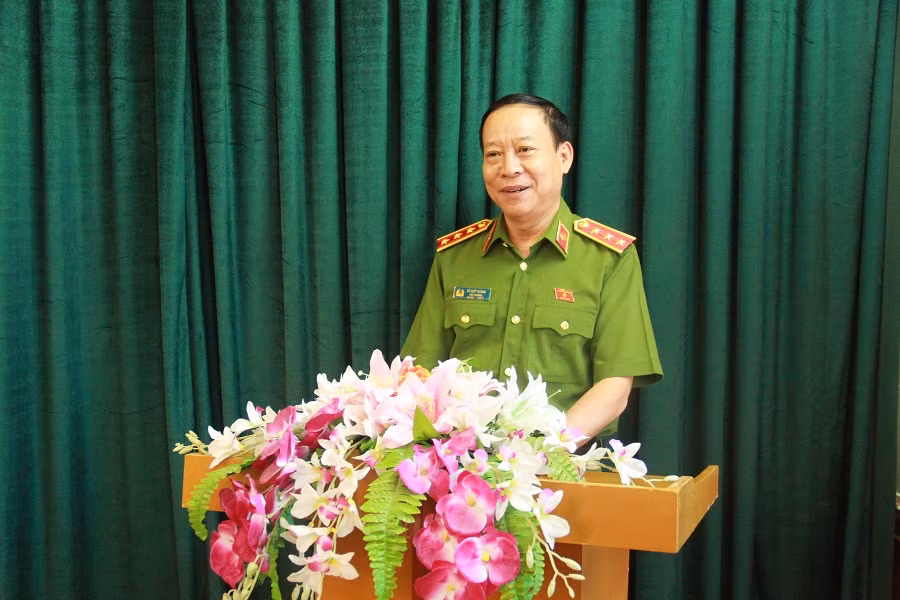 Thượng tướng Lê Quý Vương. Ảnh: Công an tỉnh Hưng Yên.