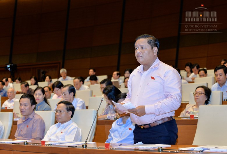 Đại biểu Đặng Hoàng Tuấn (Long An).