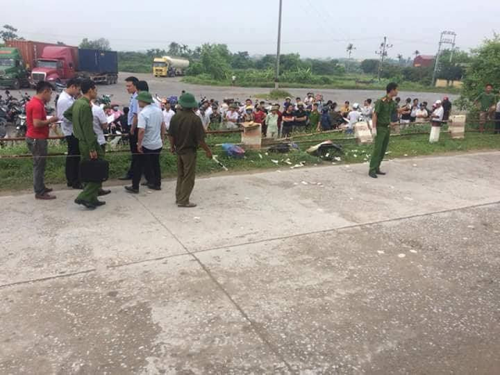 Lực lượng chức năng đang điều tra làm rõ.