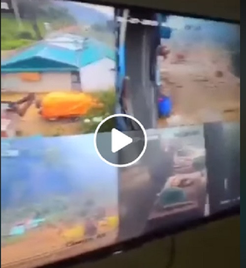 Hình ảnh live stream trên Facebook của một trong những đối tượng.