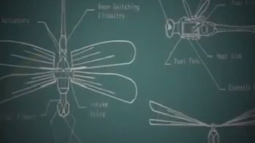 Nhóm chuyên gia sử dụng bộ dao động chất lỏng cực nhỏ - một thiết bị không có bộ phận chuyển động mà hoàn toàn chạy bằng khí được tạo ra từ các tinh thể nitrat lithium. Về sau, họ bổ sung lực đẩy cho thiết bị bằng cách xả khí thải ra phía sau, giống như động cơ phản lực.