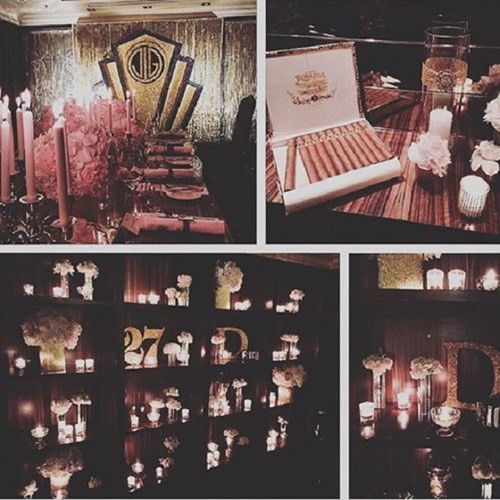 Những thứ xa hoa trong bữa tiệc sinh nhật mới đây của Dennis.