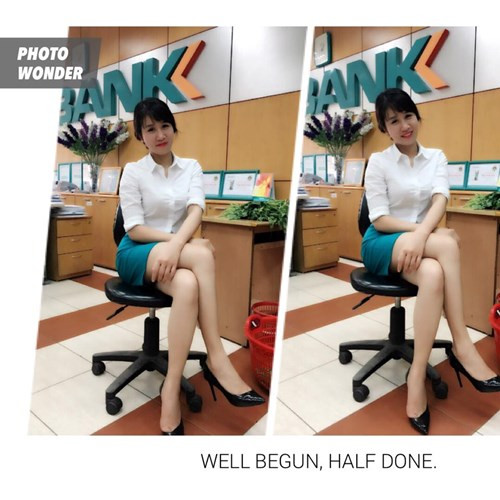 Hiện tại, do đặc thù làm việc trong ngân hàng nên thường ngày, không ngạc nhiên khi Trần Thị Tâm lại "trung thành" với những chiếc áo sơ mi, giày cao gót hoặc những bộ váy nữ tính. Nhưng khi trở về với ruộng đồng, Trần Thị Tâm cũng tạo ra vẻ bề ngoài "đúng chất nông dân" với quần áo bảo hộ, đội nón, đi ủng và gặt lúa khéo léo.