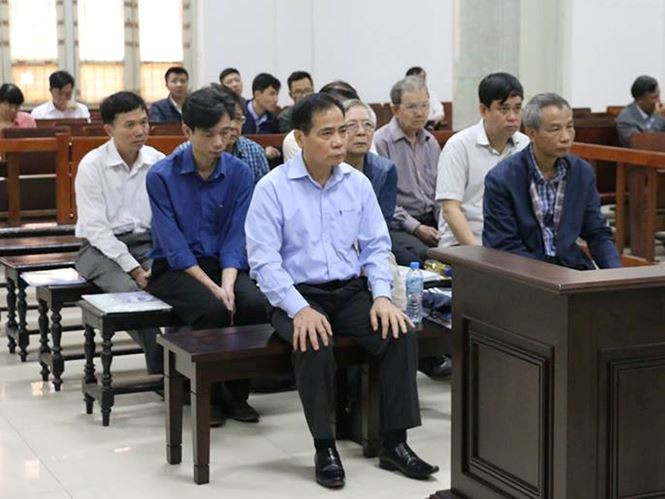 Các bị cáo trong vụ án.