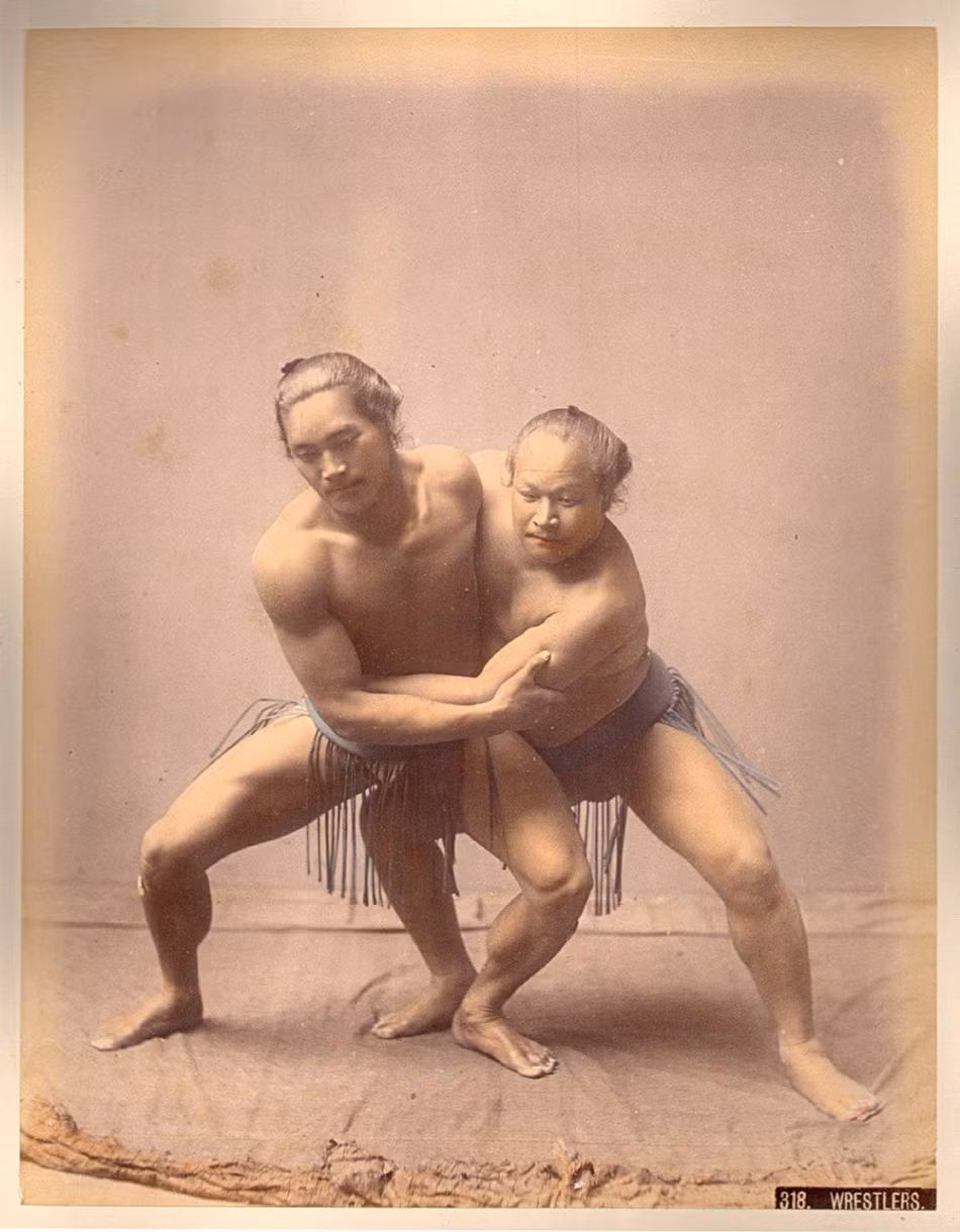 Những võ sĩ đấu vật truyền thống của Nhật Bản.