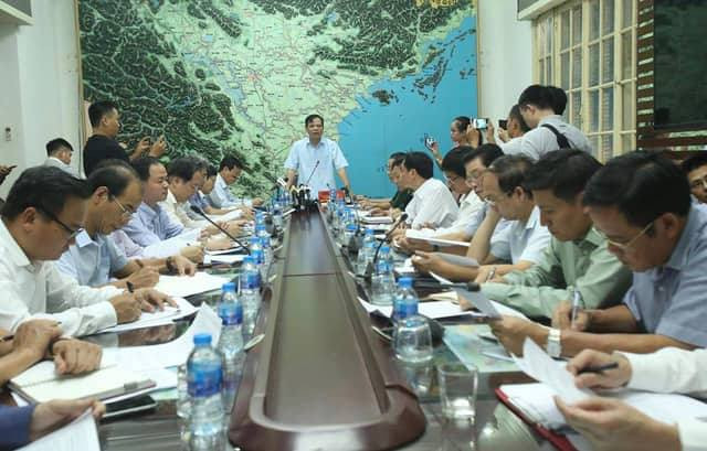 Toàn cảnh cuộc họp của Ban chỉ đạo Trung ương về PCTT.