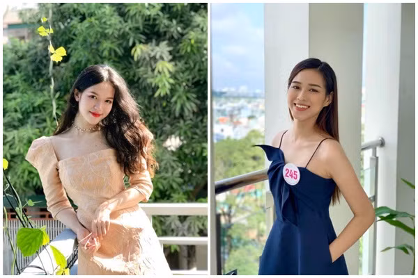 Phần lớn cư dân mạng nhận xét hot girl 9x có khuôn mặt nhỏ nhắn, đôi mắt hai mí tươi sáng cùng nụ cười rất giống với nàng Hậu Đỗ Thị Hà.
