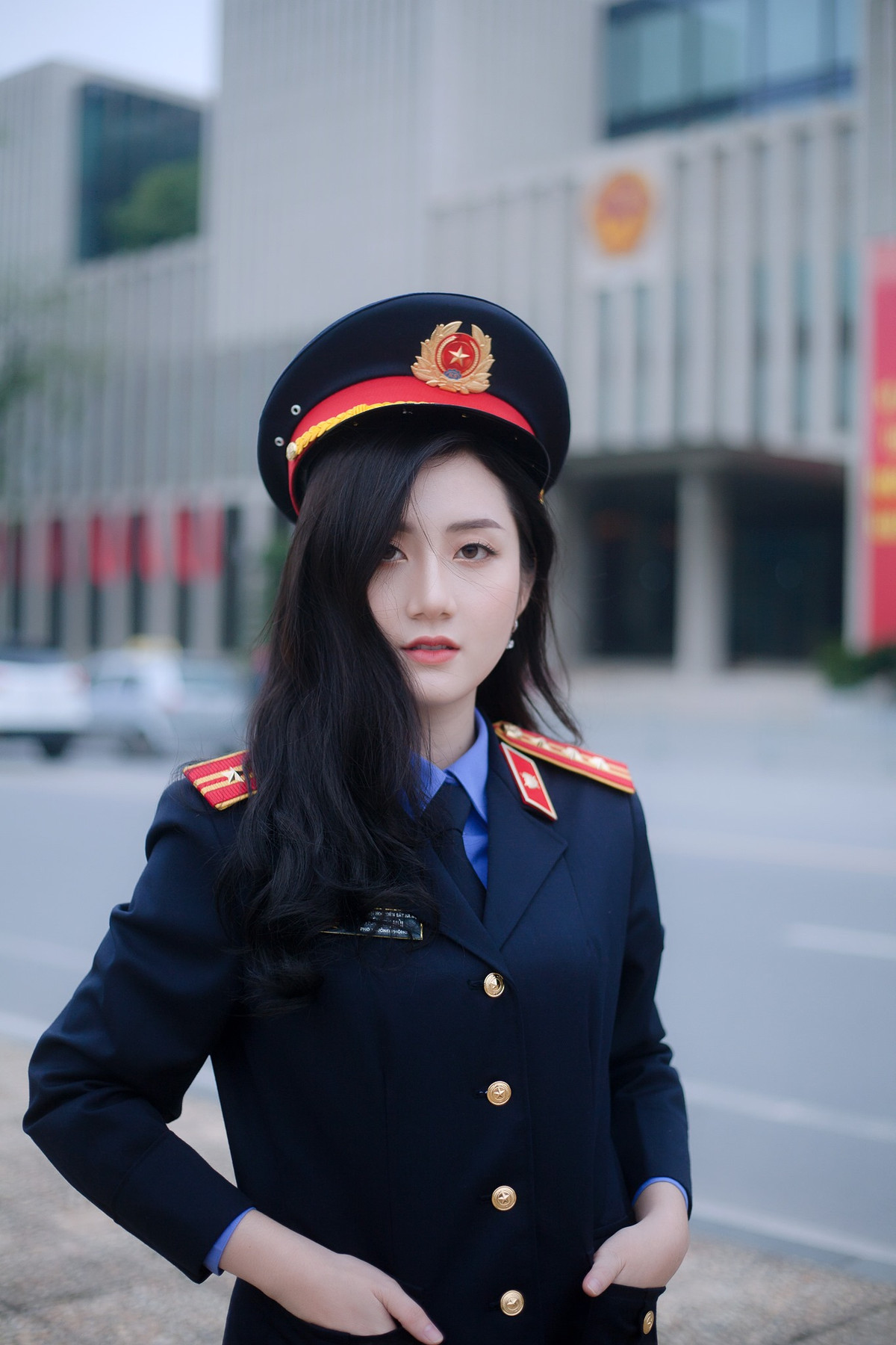 Dù là khoác lên trang phục ngành hay trang phục đời thường, Ngọc Thảo cũng cực cuốn hút nhờ vẻ xinh xắn.